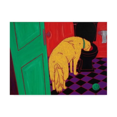 Angela Bond 'Drinking Problem' Canvas Art,35x47